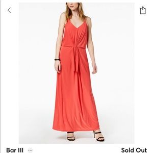 BAR lll MAXI DRESS with WAIST TIE
